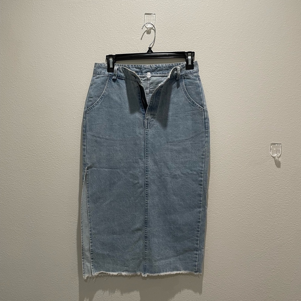 Pre owned denim skirt
